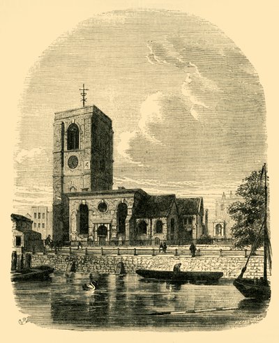 Chelsea Church, 1860, c1876. av Unbekannt