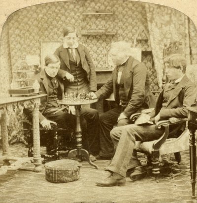 Schack, 1850-tal av Unbekannt