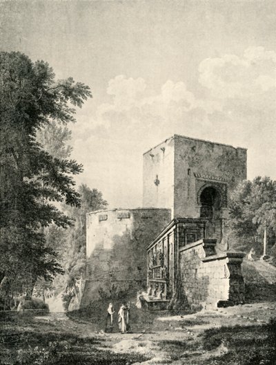 Huvudporten till Alhambra, 1800-talet, 1907. av Unbekannt