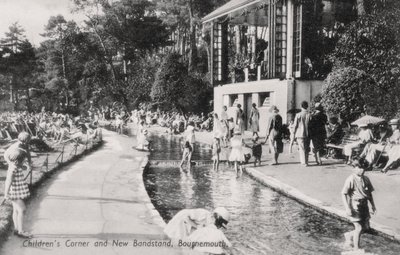 Childrens Corner and New Bandstand, Bournemouth, Dorset, c1920s av Unbekannt