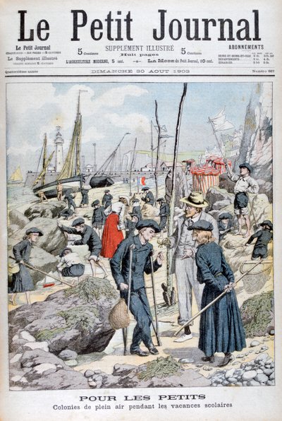 Barnens semesterläger under skolloven, 1903 av Unbekannt