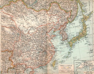 Kina och Japan, c1903, 1904 av Unbekannt