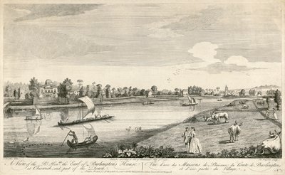Chiswick House, London, 1750 av Unbekannt