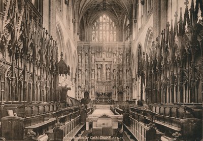 Kör från Winchester Cathedral, Hampshire, tidigt 1900-tal av Unbekannt