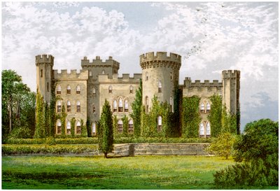Cholmondeley Castle, Cheshire, hem för markisen av Cholmondeley, c1880 av Unbekannt
