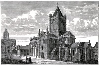 Christ Church Cathedral, Dublin, c1800-talet av Unbekannt