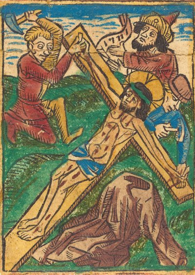 Kristus spikad på korset, ca. 1490. av Unbekannt