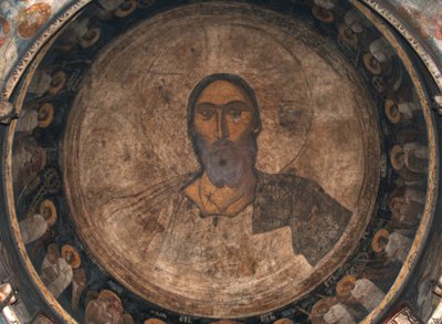 Christ Pantocrator, ca 1350 av Unbekannt