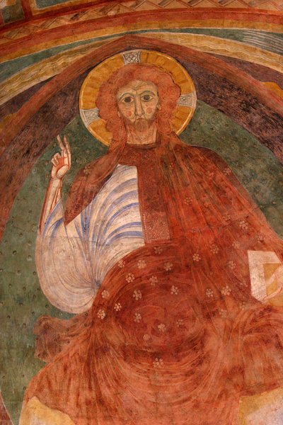 Kristus i härlighet. Nevers katedral Nevers Frankrike av Unbekannt