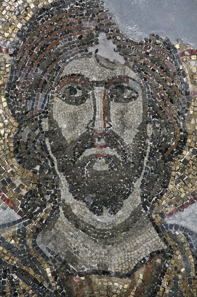 Kristusmosaik i Golgata-kapellet vid Heliga gravens kyrka, Jerusalem, Israel av Unbekannt