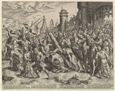 Kristus på väg till Golgata, ca. 1560. av Unbekannt