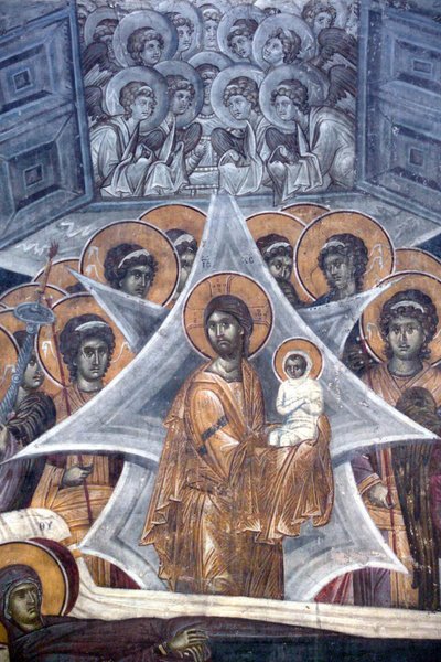 Kristus med jungfruns själ vid himlens portar, 1321-1322 av Unbekannt