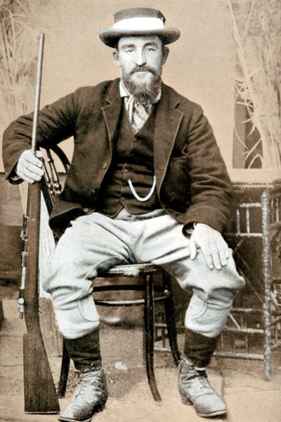 Christiaan de Wet, boersoldat och politiker, ca 1900 av Unbekannt