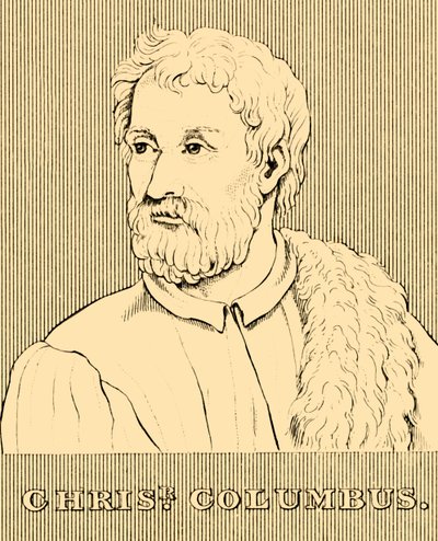 Christopher Columbus, 1451-1506, 1830. av Unbekannt
