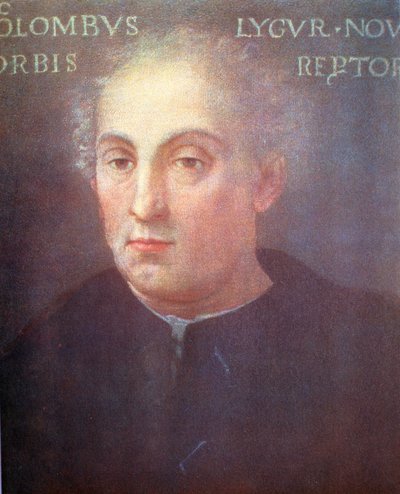 Christopher Columbus, genuesisk navigatör och upptäcktsresande av Unbekannt