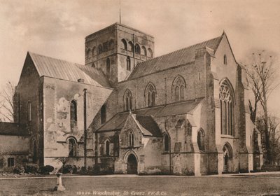 Church of the Hospital of St Cross, Winchester, Hampshire, tidigt 1900-tal av Unbekannt