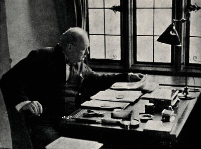 Churchill på jobbet, 1940-talet, 1945. av Unbekannt