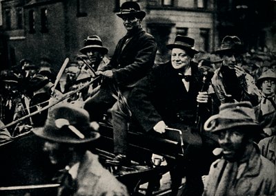 Churchill i Belfast igen, 1926, 1945. av Unbekannt