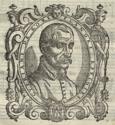 Cipriano de Rore 151516-1565 Från Cyprian de Rore Sacrae Cantiones, 1584 av Unbekannt
