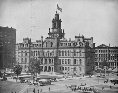 Stadshuset, Detroit, Michigan, c1897. av Unbekannt