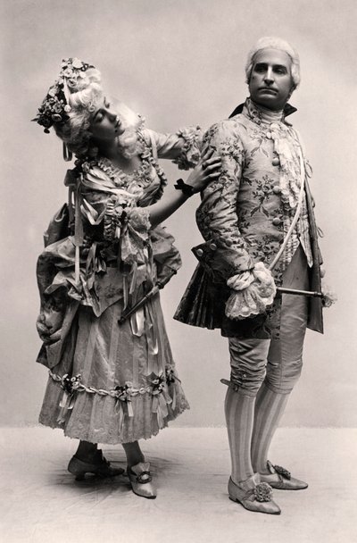 Clara Dow och Henry Lytton i Iolanthe, 1907 av Unbekannt