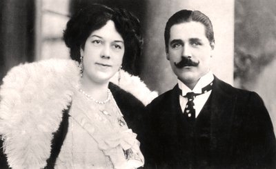 Clara Ellen Butt 1872-1936 och Kennerley Rumford 1870-1957, engelska sångare, 1906 av Unbekannt
