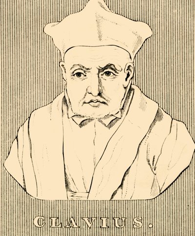 Clavius, 1538-1612, 1830 av Unbekannt