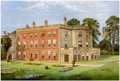 Clifton Hall, Nottinghamshire, hem för Baronet Clifton, c1880 av Unbekannt