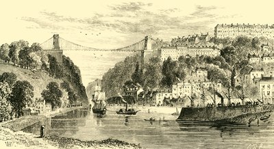 Clifton hängbro, 1898. av Unbekannt