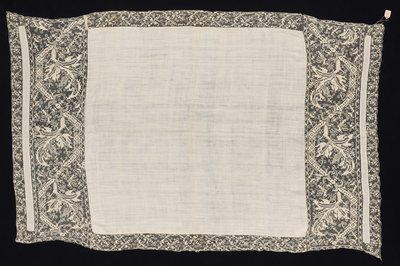Tyg med kant av vegetabiliskt mönster, 1800-tal. av Unbekannt