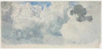 Molnstudie, 1800-talet. av Unbekannt