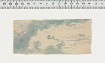 Molnstudie, 1800-talet. av Unbekannt