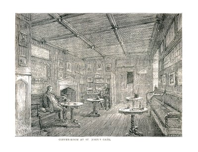 Kafferum vid St. Johns Gate, 1878 av Unbekannt