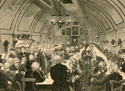 Cogers Hall, från ett gammalt tryck, 1897. av Unbekannt