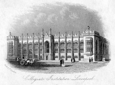 Collegiate Institution, Liverpool, c1870-talet av Unbekannt