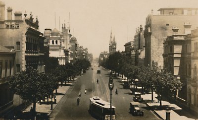 Collins Street, Melbourne, Australien, c1920-talet. av Unbekannt