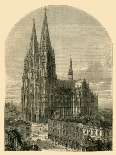 Kölnerdomen färdigställd, 1881. av Unbekannt
