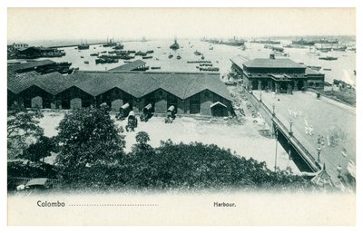 Colombo hamn, Ceylon, tidigt 1900-tal av Unbekannt