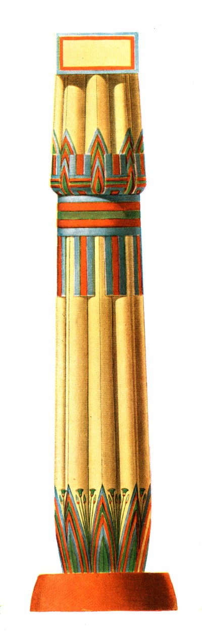 Kolumn från Luxor, Egypten, 1928. av Unbekannt