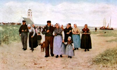 Kommer från kyrkan, 1926 av Unbekannt