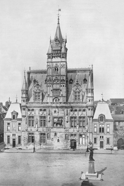 Compiegne: Rådhuset, 1914 av Unbekannt