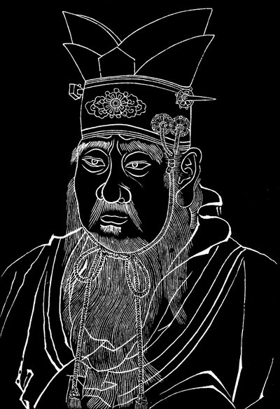 Konfucius 551-479 f.Kr., kinesisk filosof av Unbekannt
