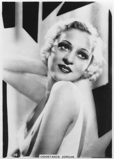 Constance Jordan, skådespelerska, c1938 av Unbekannt
