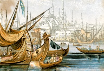 Konstantinopel, Turkiet, 1800-talet av Unbekannt