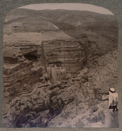 Elias kloster. Beduiner skjuter, c1900 av Unbekannt