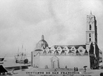 Klostret i Saint Francisco, 1738, 1920-talet av Unbekannt