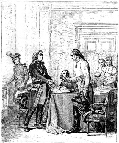 Konvent efter slaget vid Marengo, Italien, 15 juni 1800 1882-1884 av Unbekannt