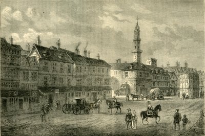 Cornhill år 1630, c1872. av Unbekannt