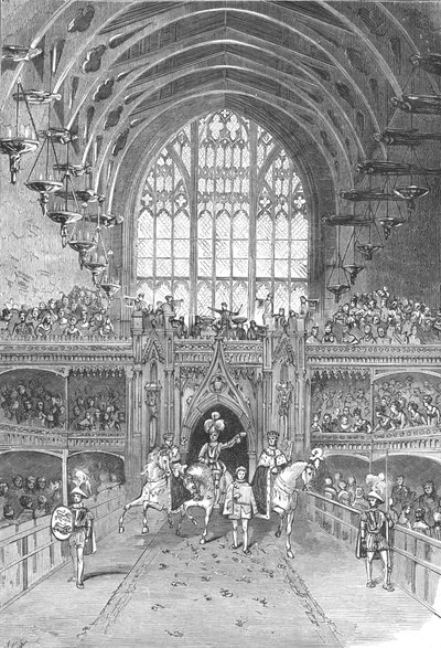 Kröning av George IV i Westminster Hall, 1897. av Unbekannt
