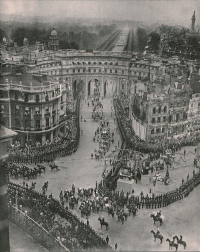 Kröning av kung George V och drottning Mary, London, 1911. av Unbekannt
